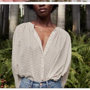 Dôen Jane blouse -- PINK BISOU FLORAL, Medium